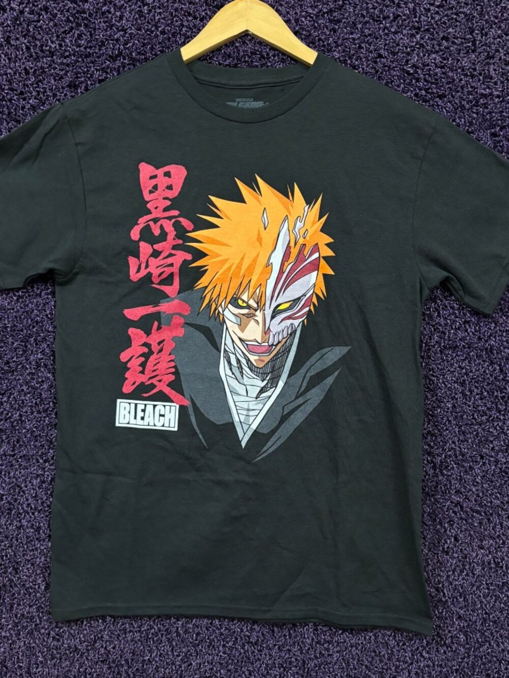 Ichigo Kurosaki Bankai & Hollow Mask Form Bleach T-Shirt M